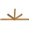 Ekena Millwork Kennewick Rough Sawn Timber Gable Bracket, Western Red Cedar, 96"W x 48"H x 4"D x 4"F, 12/12 Pitch GBW096X48X0404KEN00RWR - alternate 2